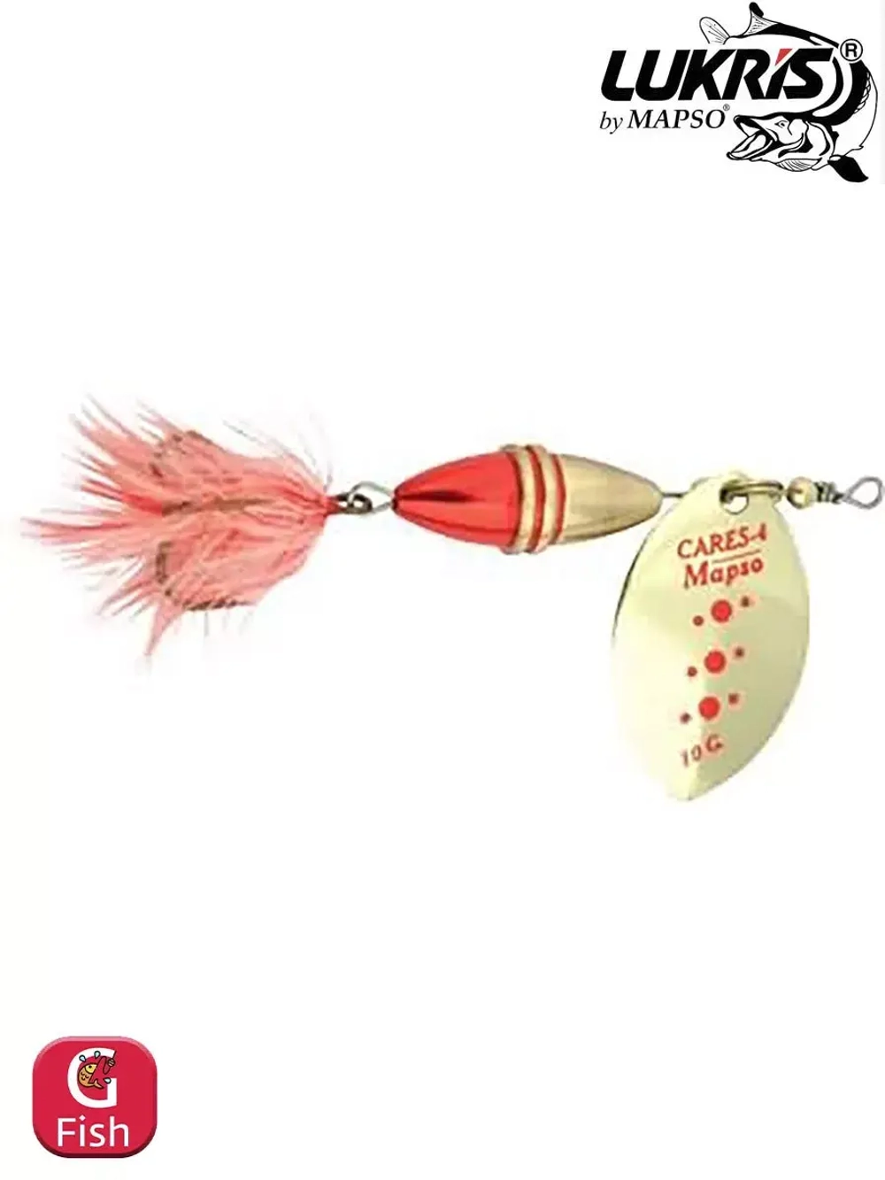 Блесна вертушка CARES FLY, 4, PN, 10 гр 67 мм