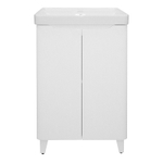 Комплект Аzario Тумба LOTOS 50 Н 500х475х880 напольная, с раковиной Monte 50, белый глянцевый (CS00094663)