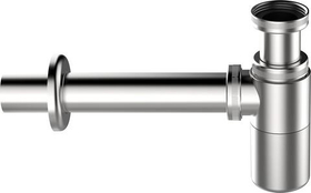 Сифон д/умыв. 1 1/4"х32 МS1020-10 металлич. AQUANT