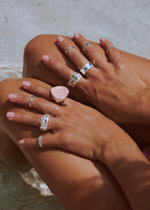 Кольцо «Мозаик» раф прямоугольный с зеленым кварцем и ромбом белый циркон