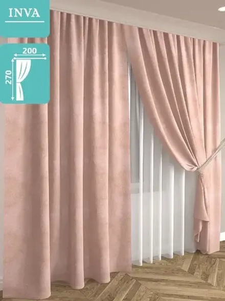 Шторы канвас  200х270 см интерьерные