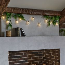 ULD-S1800-050-STB-3AA WARM WHITE IP20 RETRO BULBS-1 Гирлянда светодиодная Лампочки ретро-1. на батарейках 3AA не в-к. 1.8м. 50 светодиодов. Теплый белый свет. Провод прозрачный. TM Uniel