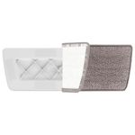 Насадки МОП для швабры липучка, КОМПЛЕКТ 2 шт., микрофибра, объемный ворс, 41х14 см, LAIMA, 609146