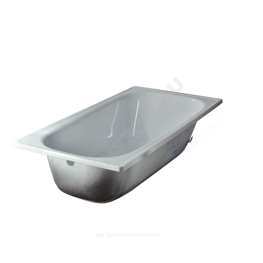 Ванна стальная Classic 170х75см в/к ножки White Wave (Караганда)