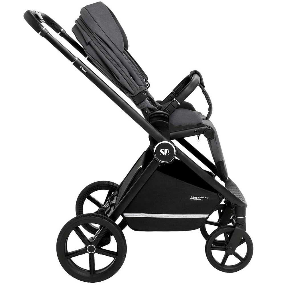 Коляска 3 в 1 Sweet Baby Stella + автокресло Premier Grey Dark Grey