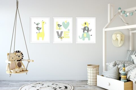 Интерьерная картина в технике цифровой печати. АРТ 038 Детская комната