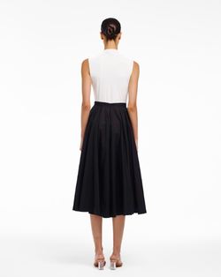 Юбка Neige (Нэж) из хлопка черная