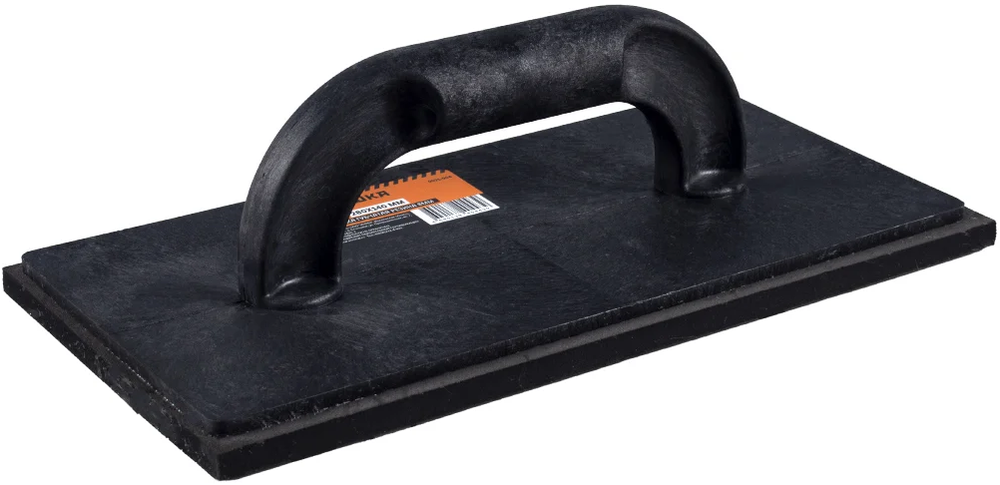 Терка с резиновым покрытием 8мм 14х28см Шабашка