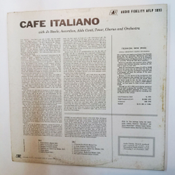 Винтажная виниловая пластинка LP Jo Basile, Accordion And Orchestra, Aldo Conti, Tenor Cafe Italiano (USA 1958)