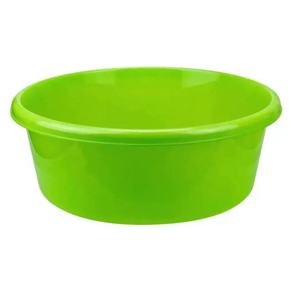 Таз круглый 6л ярко-зеленый