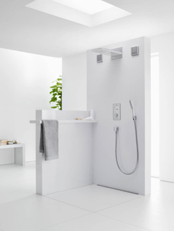Верхний душ Hansgrohe Rainfall 180 Air белый/хром 28433400