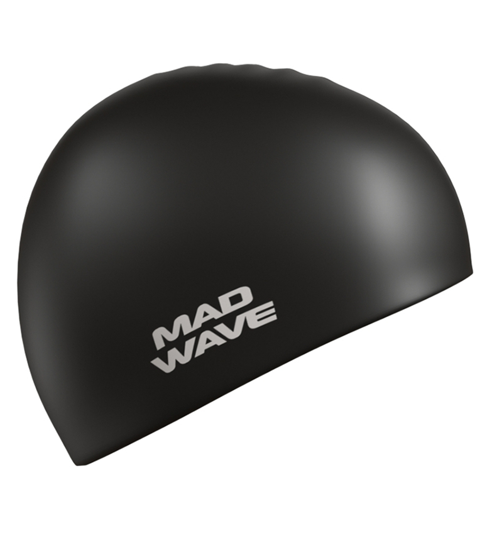 Шапочка для плавания силиконовая Mad Wave Intensive Big