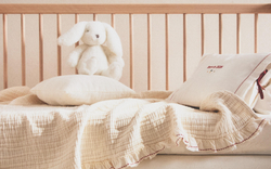 Zara Home покрывало детское из хлопка, оранжевый