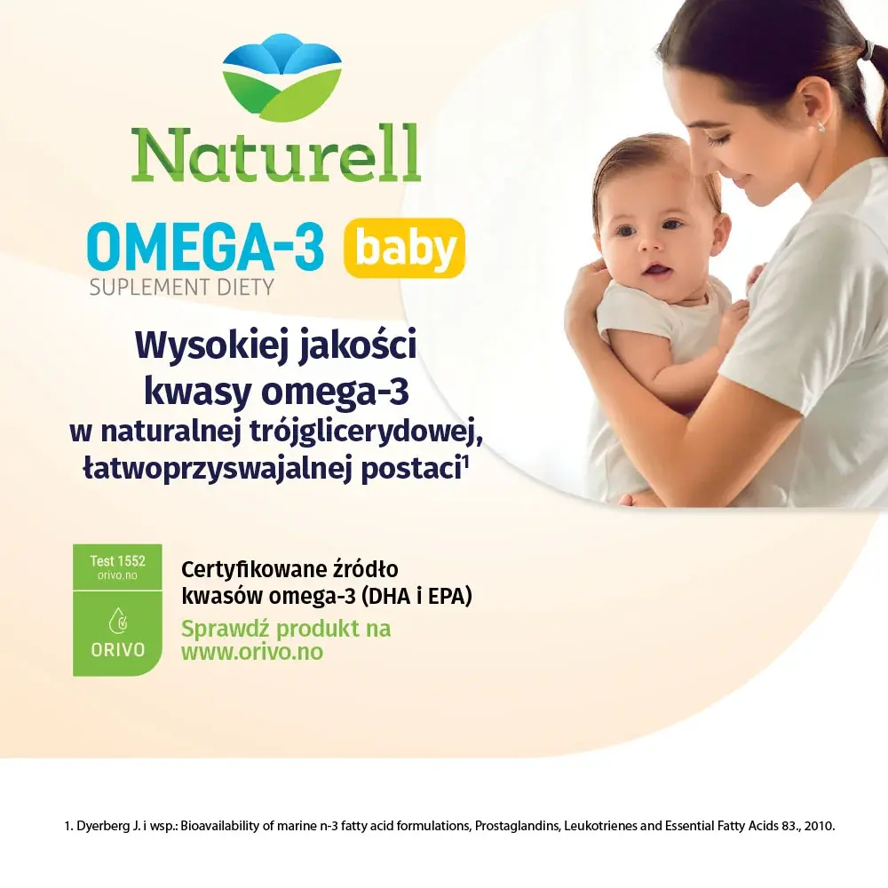 Naturell Omega 3 Baby - 40 капсул с откручивающейся крышкой