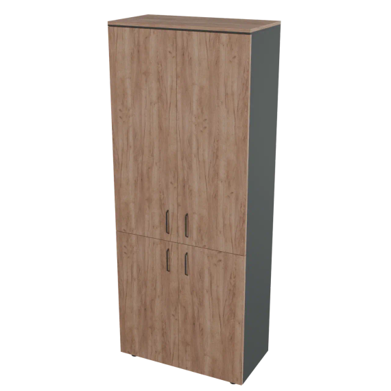 Шкаф для документов высокий 4 дверцы Prego office 800х420х2000 ПОШВШ-2