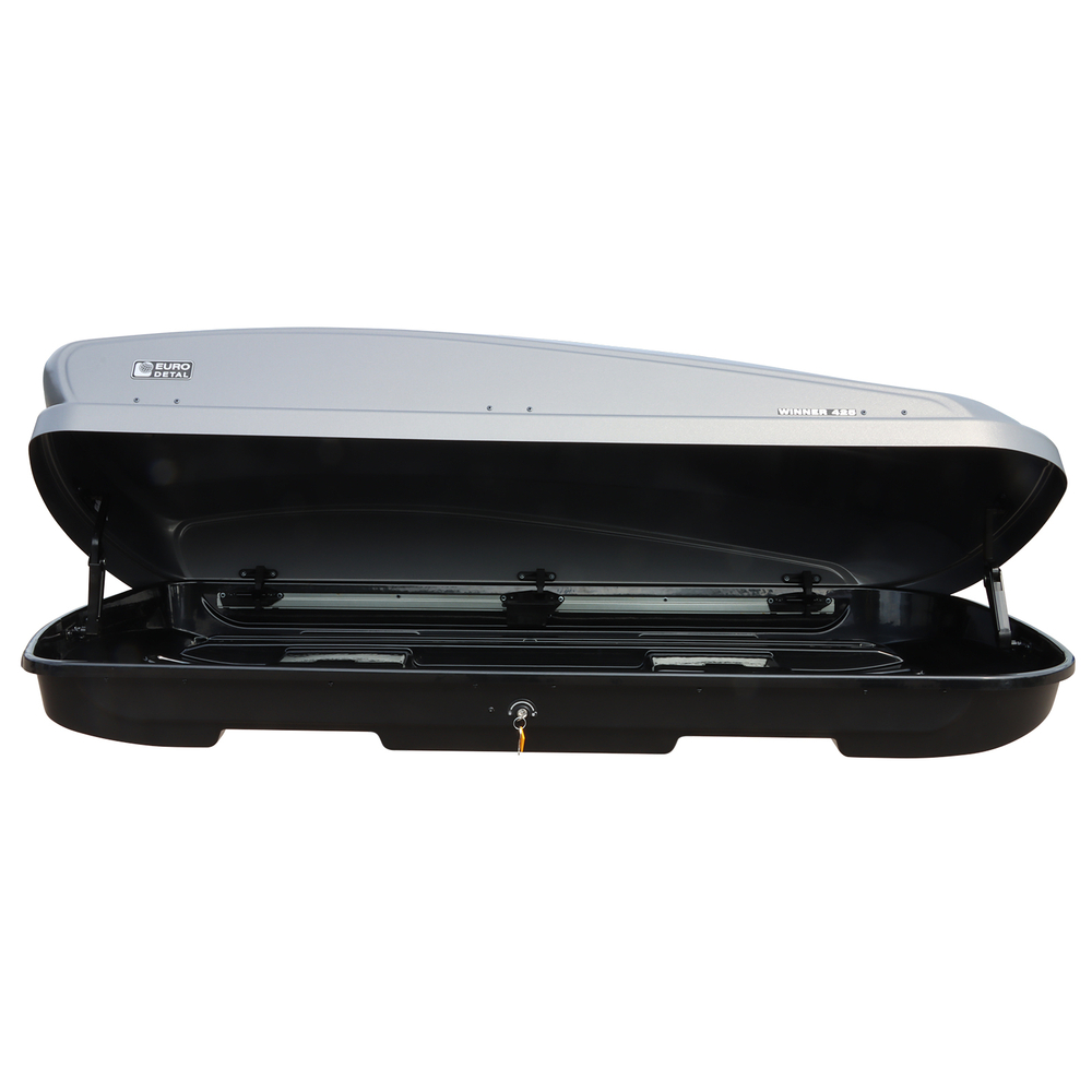 Автобокс на крышу автомобиля "Winner 425" двустороннее открывание (графит дастинг) / Евродеталь