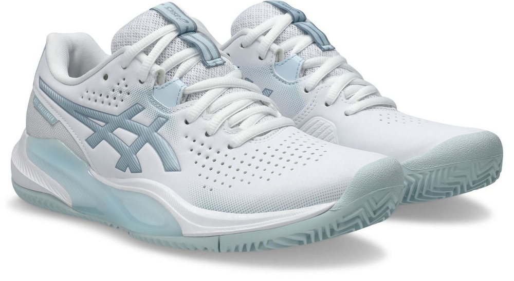Женские теннисные кроссовки Asics Gel-Challenger 15 Clay - white/sky