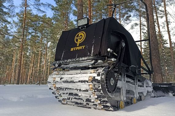 Мотобуксировщик РЫБАК СТАРТ Lifan 15 л.с (тканный капот)