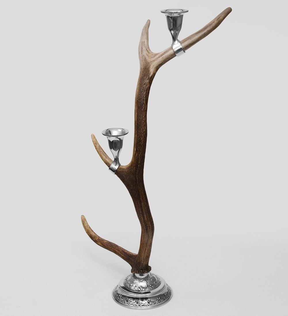 Wutschka W-907-1 Подсвечник из рога на две свечи