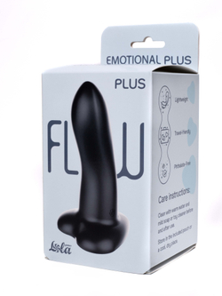 Нереалистичный дилдо Emotional Plus Black