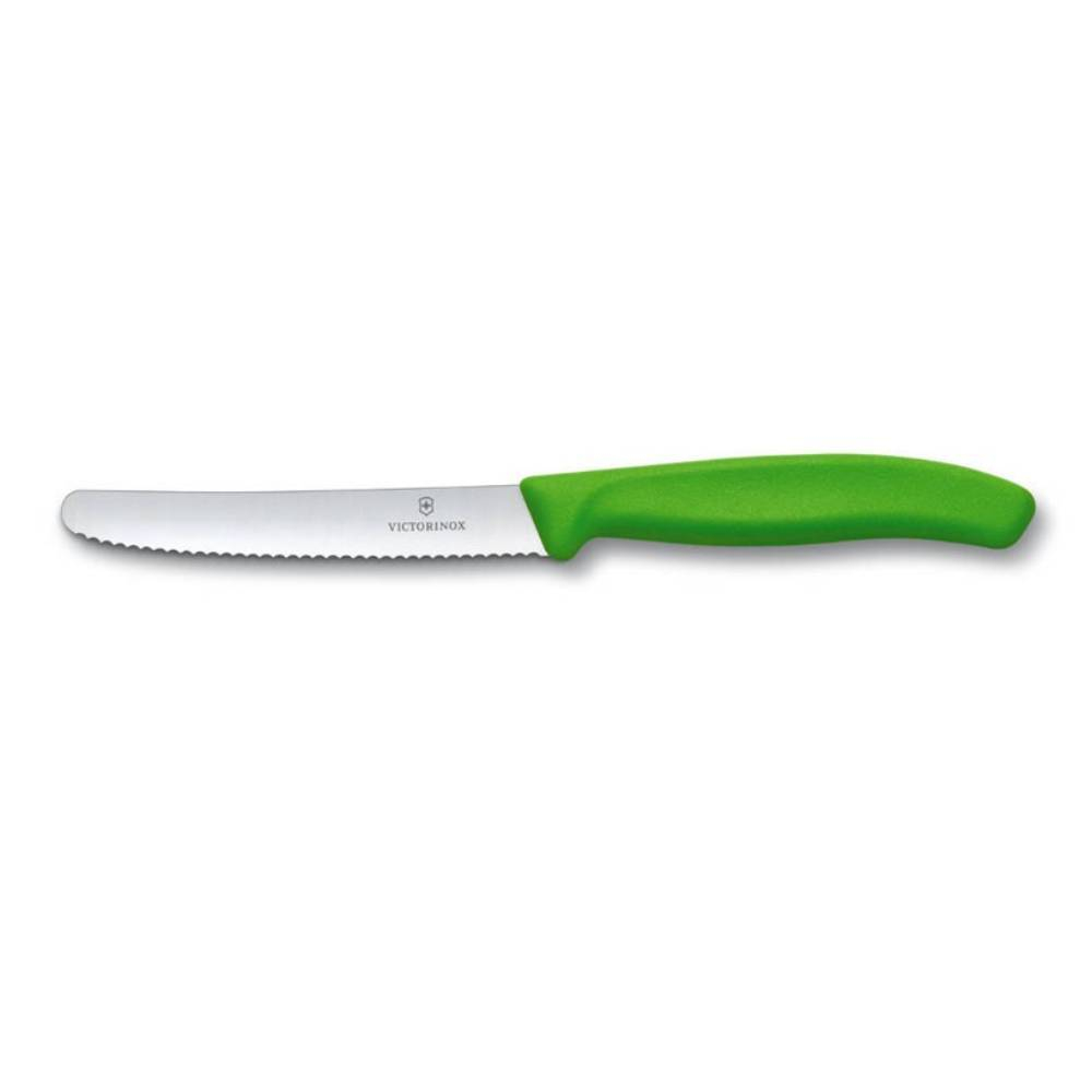 Нож Victorinox для резки и чистки овощей (6.7836.L114) 11 см, зеленый