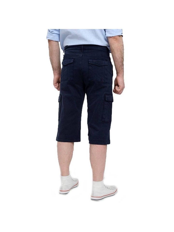 Шорты-карго удлиненные (navy)