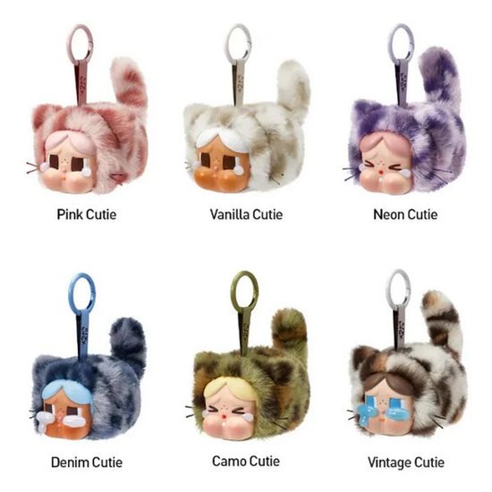 Коллекционная фигурка POPMART CRYBABY Wild But Cutie Series - Vinyl Plush Pendant Blind Box