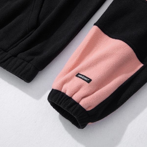 Толстовка Turbo fleece Черно-Розовая - фото 4