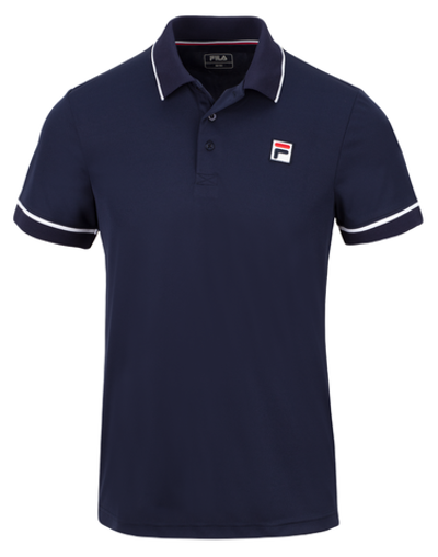 Мужское теннисное поло Fila Polo New Court - navy