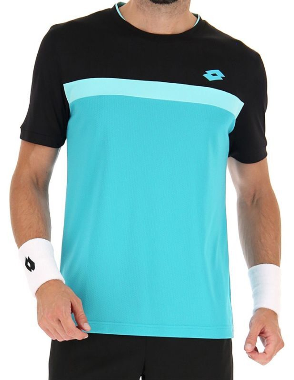 Теннисная футболка Lotto Superrapida VI T-Shirt 2 - blue bird