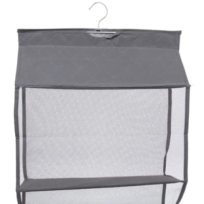 Органайзер подвесной для хранения вещей «ИДЕЯДОМА», цвет серый, 3 секции, 89*40*17см