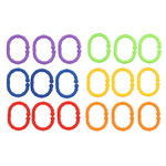 Nuby, On The Go, Linkables, для детей от 3 месяцев, 18 пакетиков