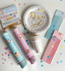 Гирлянда на ленте "Гендер пати", 220 см, 1 шт. boy or girl