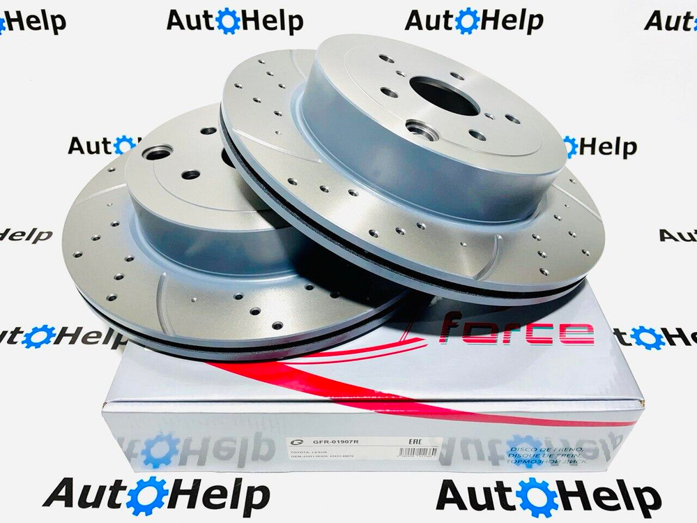 Диск тормозной перфорированный G-Brake GFR-20941L задний левый 316mm