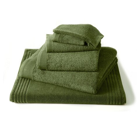 Полотенце 55x110 Blanc des Vosges Uni Foret foret зеленое