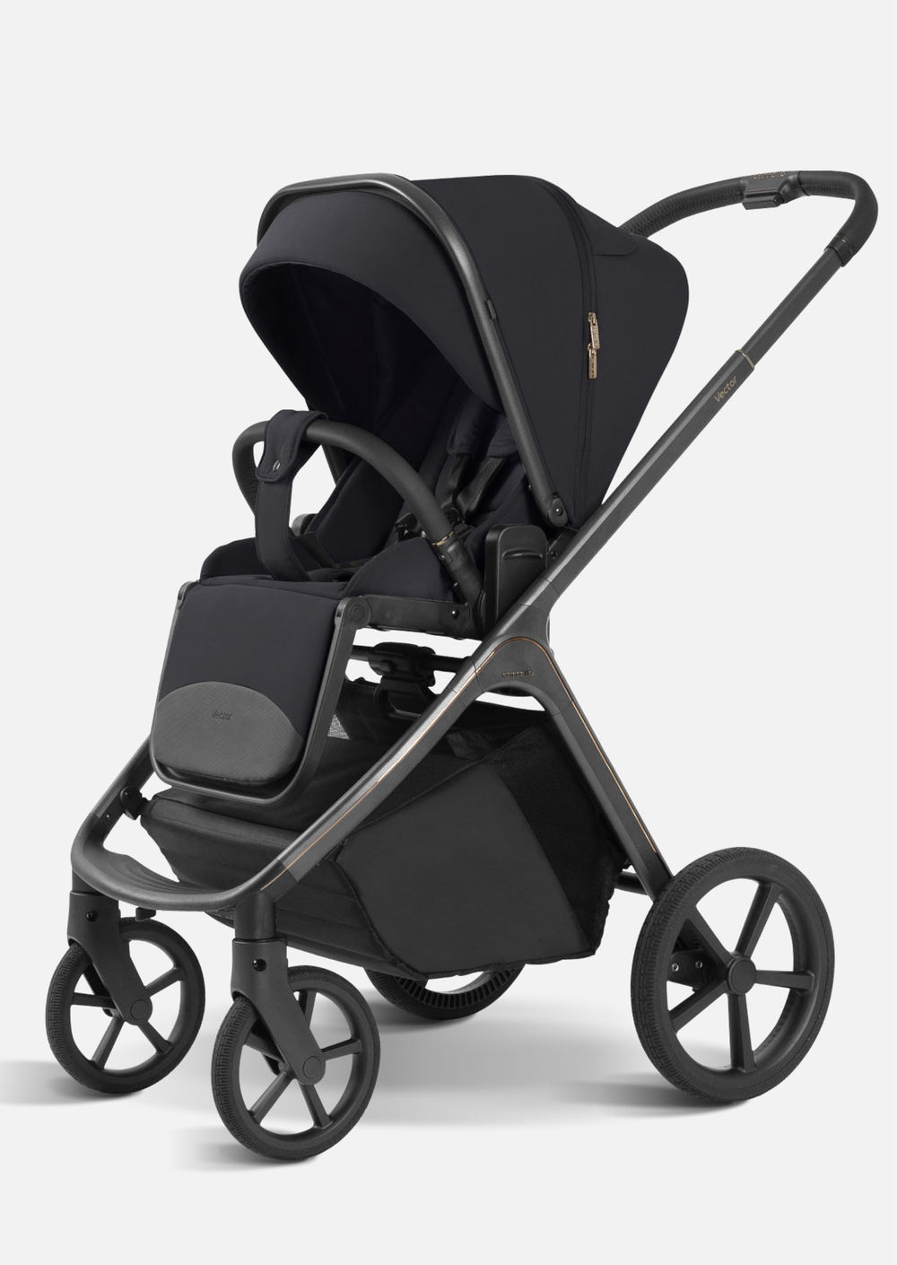 Carrello Коляска 2 в 1 Vector (Shadow Black 2025)