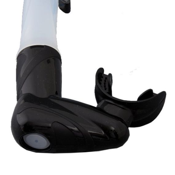 Трубка Sargan Агидель Сухая 2 Клапана прозрачная/черная