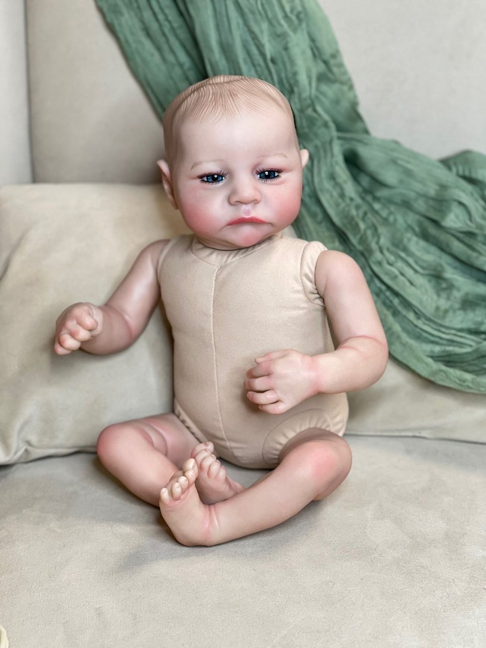 Кукла Реборн мягконабивная 48см в пакете (FA-689)