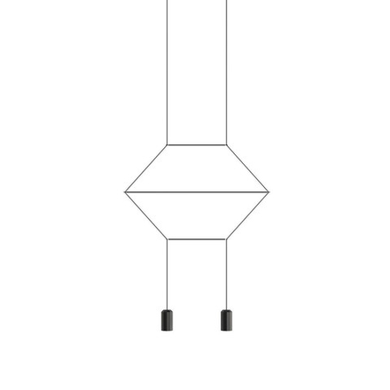 Подвесной дизайнерский светильник  Wireflow 0320 2D by Vibia