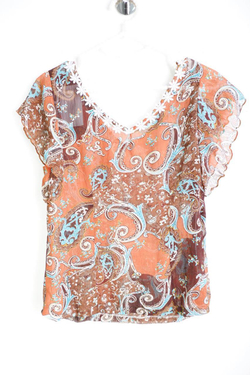 Блузка для модных образов, визуально на 42/44 размер