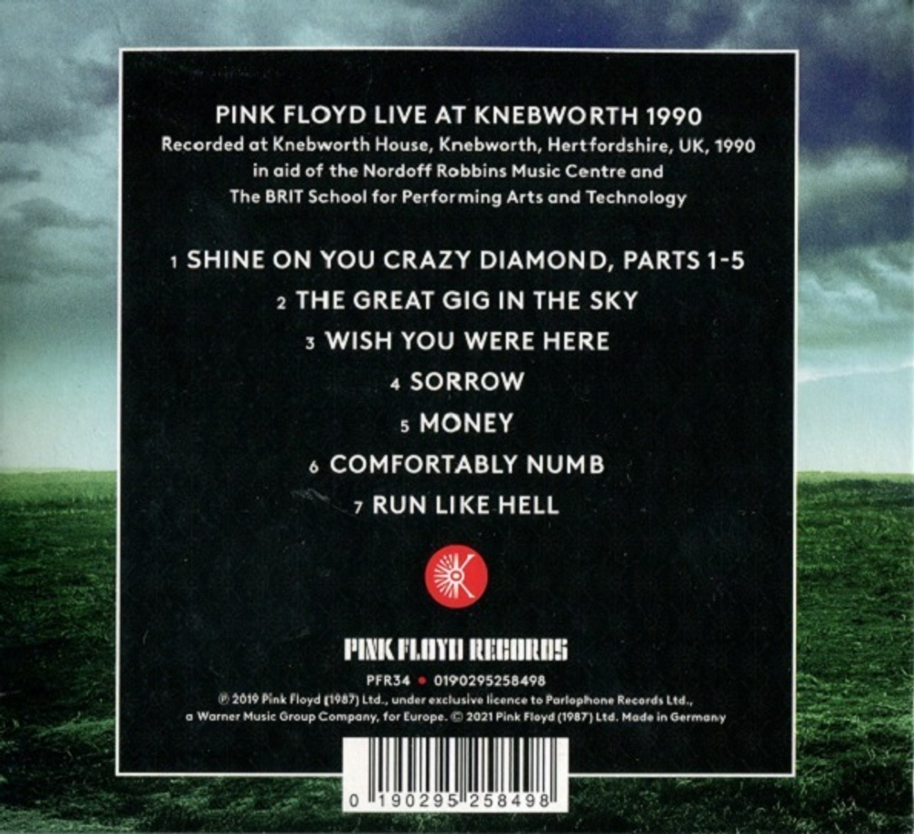 Pink Floyd / Live At Knebworth 1990 (CD)