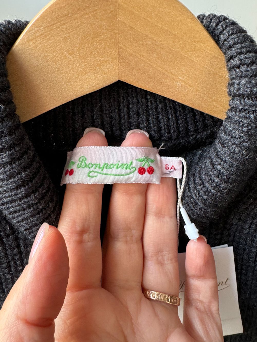 Новый шерстяной жилет Bonpoint, 116