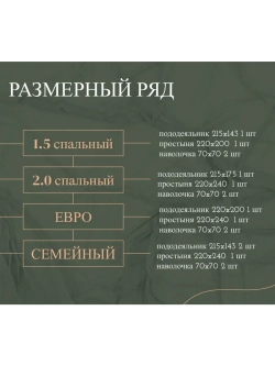 Постельное белье Семейный Перкаль ЭКОДОМ КПБ