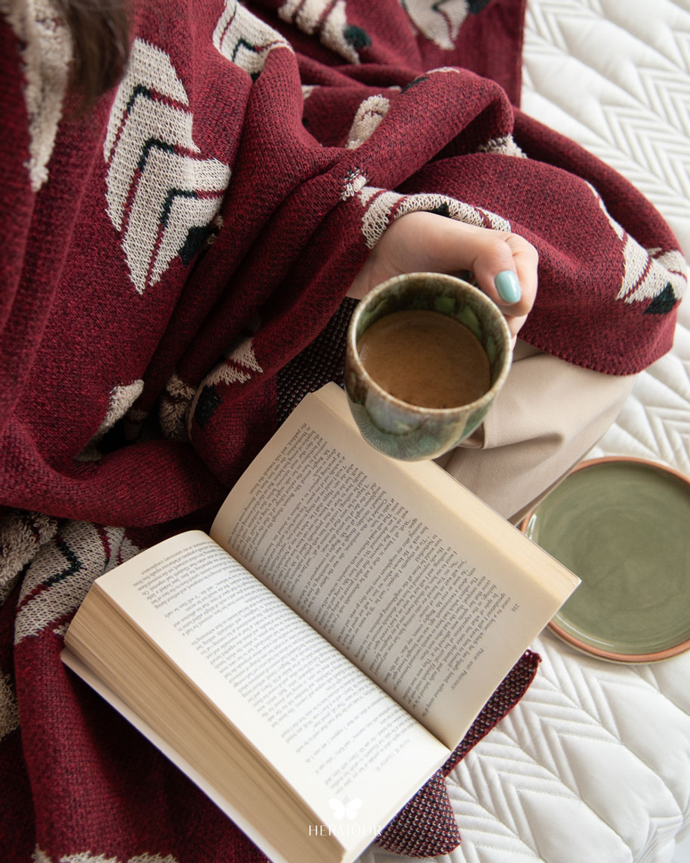 Плед Crimson Sofa Shawl Hermodr 200 × 250 см 130220333 Иран