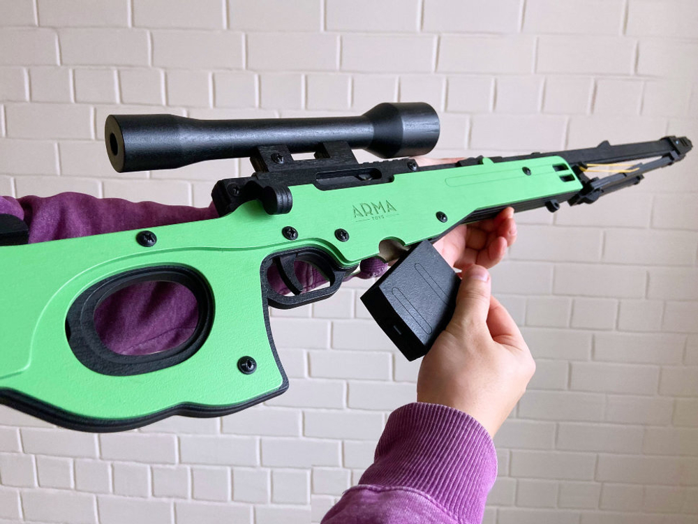 Резинкострел в сборе ARMA Снайперская Винтовка AWP CS:GO / КС ГО