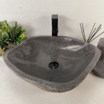 Раковина из речного камня RS-65099 54*47*15 0857