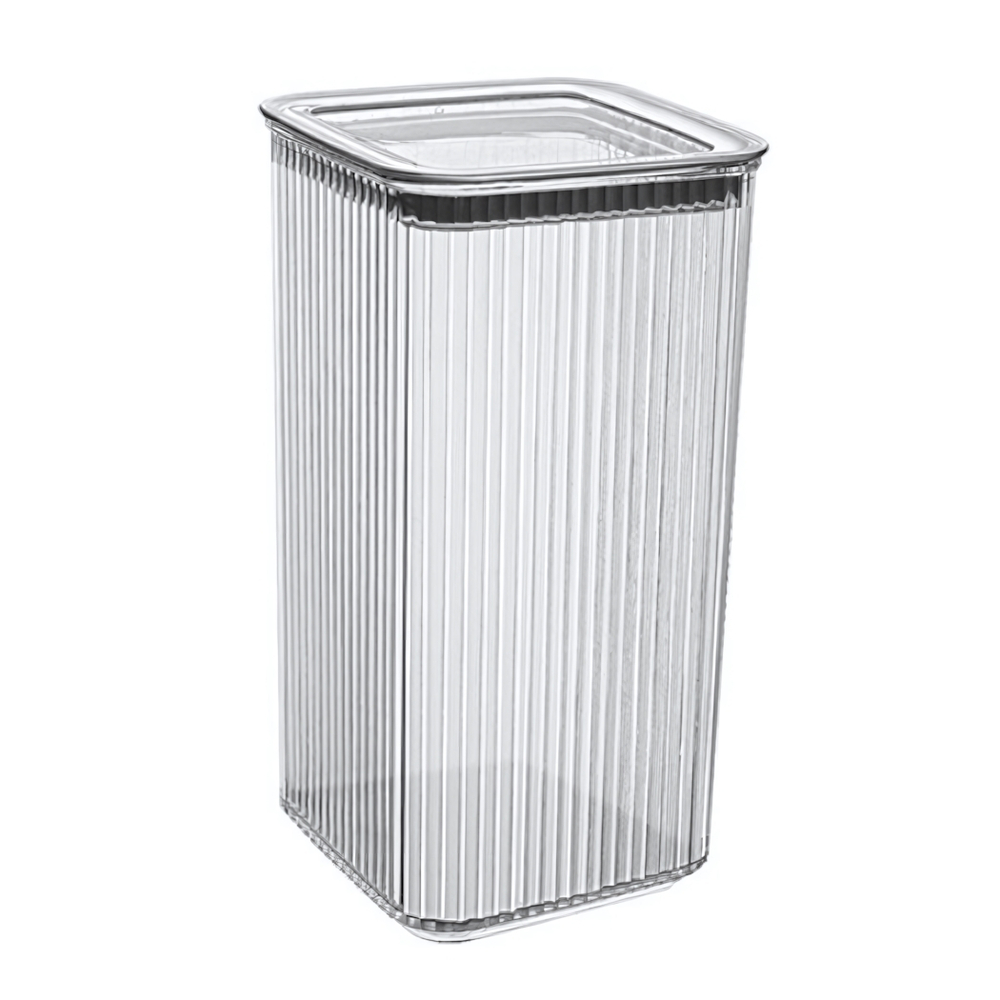 Емкость для сыпучих продуктов квадратная "Рим" 1750 мл вакуумная