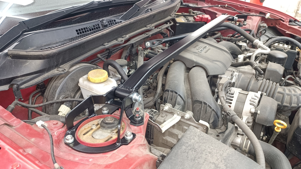 Распорка передних стоек c упором ГТЦ Toyota GR86 (ПОД ЗАКАЗ)