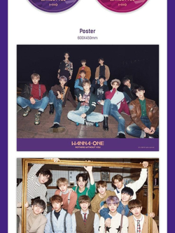 Альбом Wanna One - 1-1 0 Nothing without You 1st Album Repackage 2 Version SET