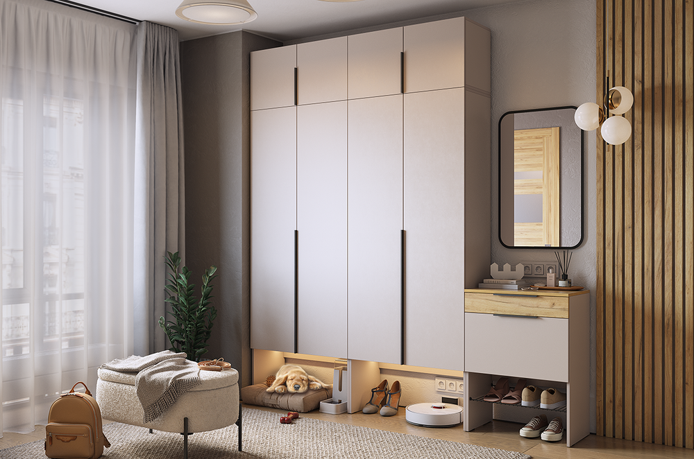 Шкаф двухдверный L800 "Баско" Мебельсон, г. Ижевск